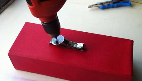 Tungsten steel watches drill testing