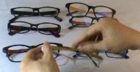 Tungsten carbon steel eyeglass frames