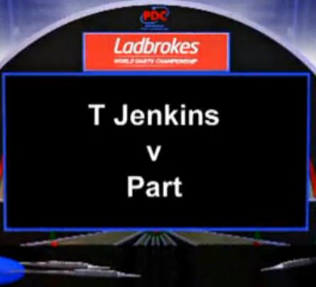 2013 世界飞镖锦标赛 第二轮 T Jenkins vs Part