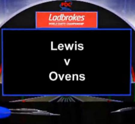 2013 世界飞镖锦标赛 第二轮 Lewis vs Ovens